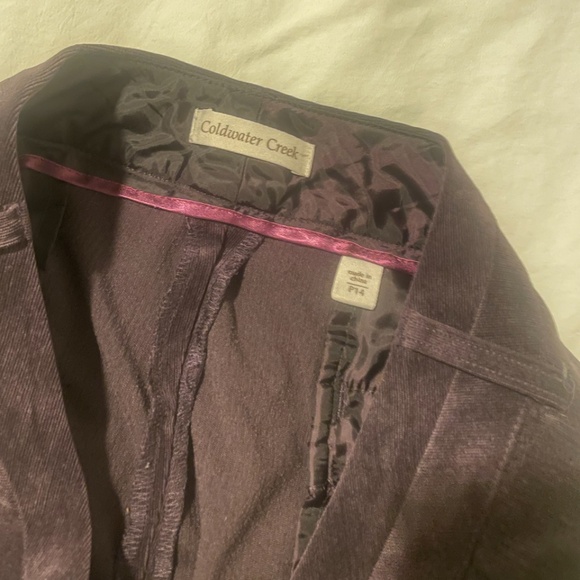 Wide Leg Trouser Velvet Like Material Hipster Business Casual Work Modern Pants - Picture 6 of 6